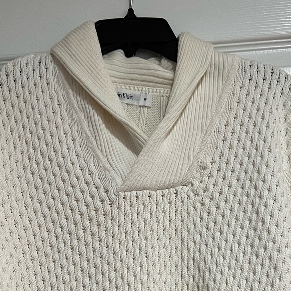 12. CALVIN KLEIN Men's Textured Shawl-Collar Sweater - Picture 9 of 15